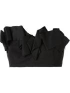 Caitlin Price Ruffle Zip Bandeau