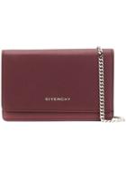 Givenchy Small 'pandora' Clutch Bag - Red
