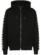 Mastermind Japan Skull Print Zip-up Hoodie - Black