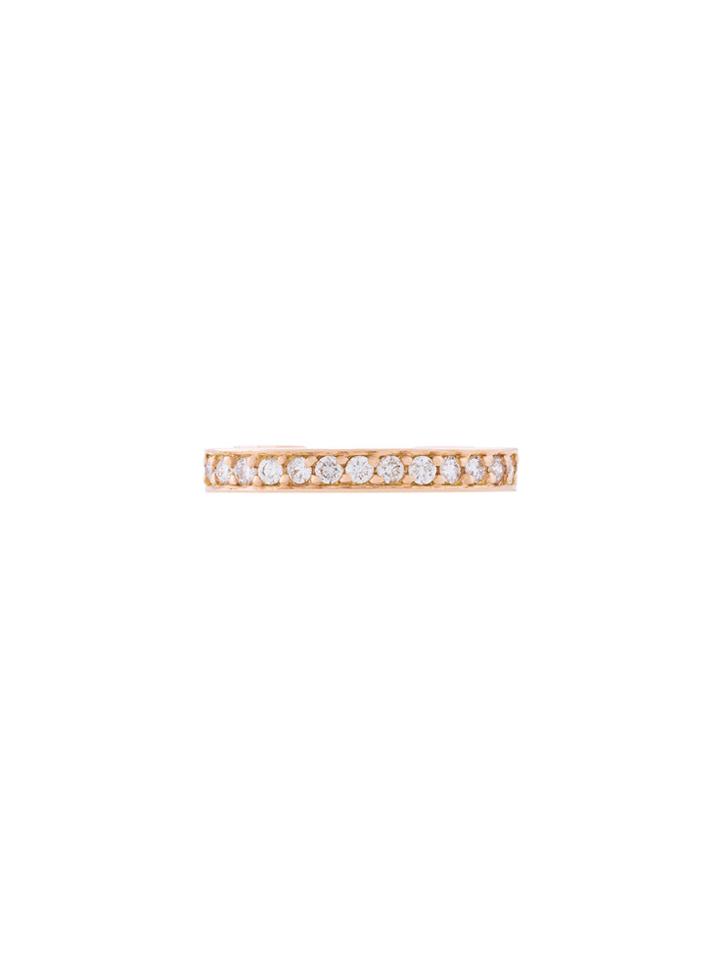 Anita Ko Single Row Diamond Ear Cuff - Metallic