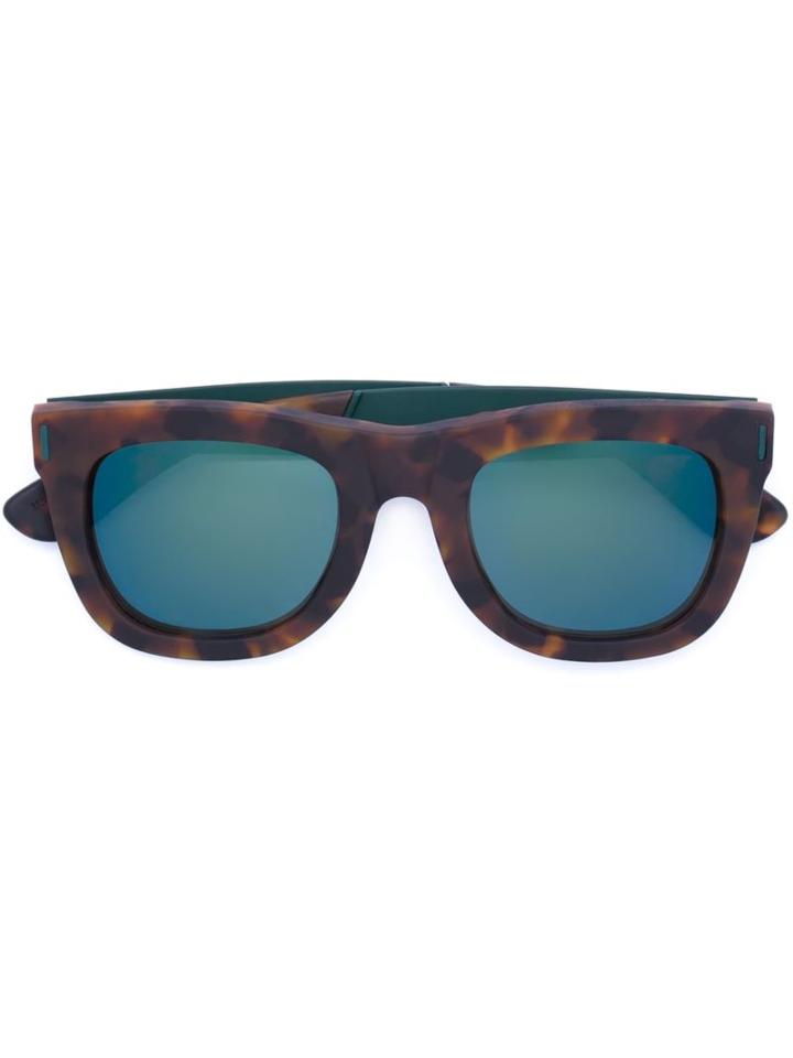 Retrosuperfuture W3k Sunglasses, Women's, Brown, Glass