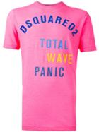 Dsquared2 Fluo T-shirt, Men's, Size: Small, Pink/purple, Cotton