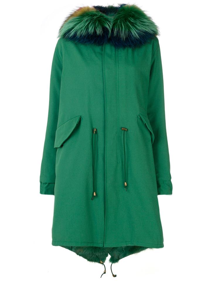 Furs66 Vintage Hooded Parka - Green
