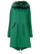 Furs66 Vintage Hooded Parka - Green