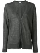 Brunello Cucinelli - Longsleeve Cardigan - Women - Linen/flax/polyamide - L, Green, Linen/flax/polyamide