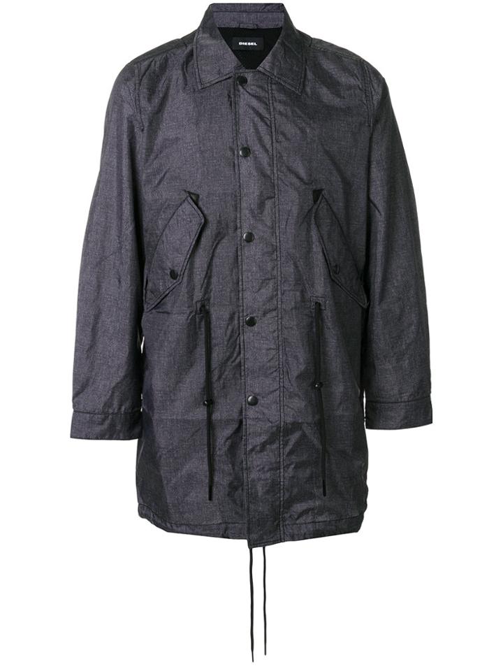 Diesel Wind Breaker Jacket - Grey