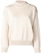 Bellerose Shoulder Button Sweater - Nude & Neutrals