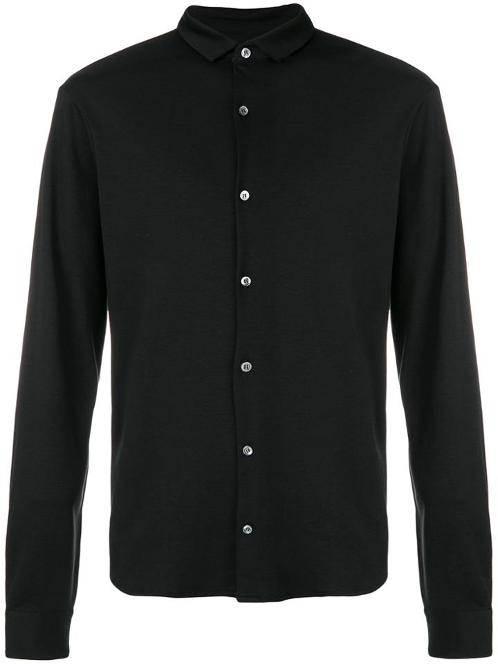 Emporio Armani Classic Button-down Shirt - Black