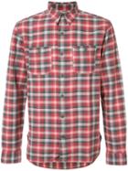 Rrl Plaid Shirt, Men's, Size: Medium, Red, Cotton