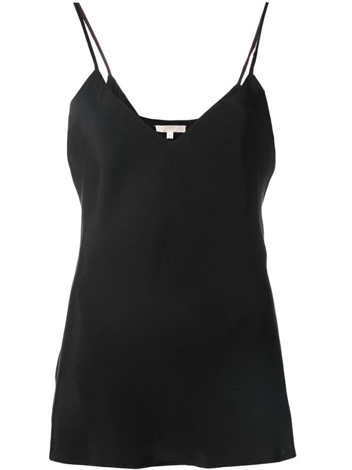 Gold Hawk V Neck Cami Top - Black