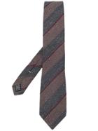 Canali Striped Tie - Grey