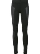 Philipp Plein 'keep Cool' Trousers, Women's, Size: Small, Black, Viscose/polyamide/spandex/elastane/calf Leather