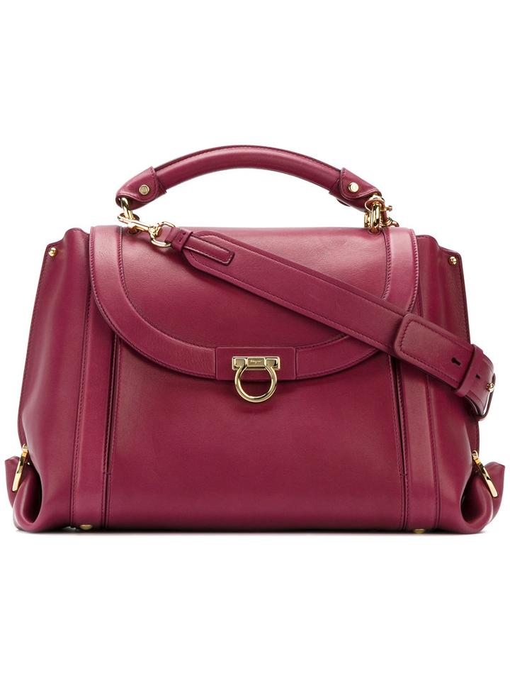 Salvatore Ferragamo - Sophia Tote - Women - Leather - One Size, Pink/purple, Leather