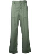 Icons - Straight-leg Trousers - Men - Cotton - L, Green, Cotton