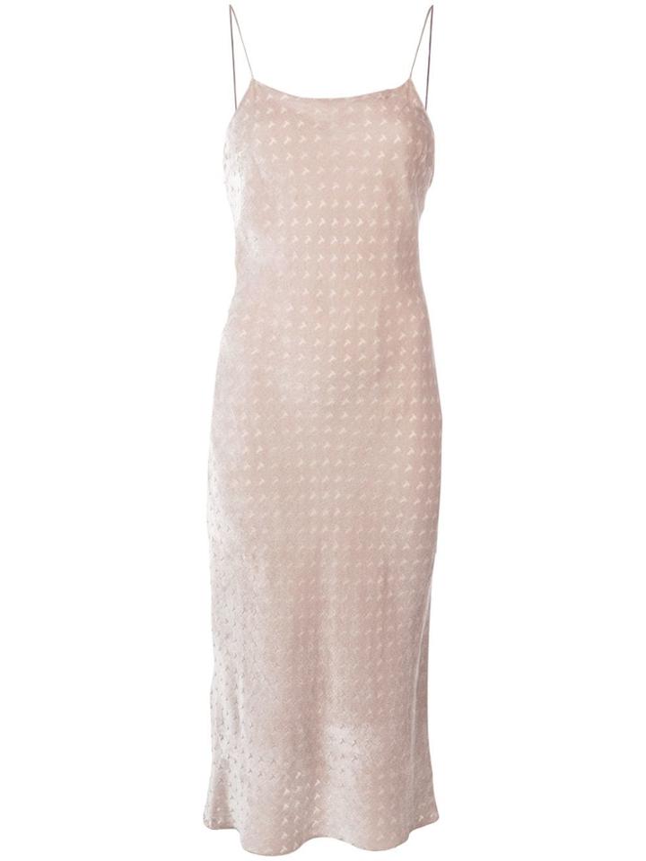 T By Alexander Wang Devore Midi Dress - Neutrals