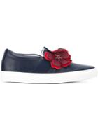 Lanvin 'pull-on' Appliqué Slip-on Sneakers