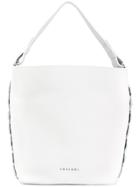 Orciani Cuba Petite Fleurs Tote - White