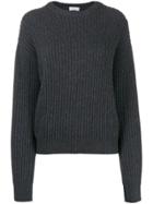 Brunello Cucinelli Classic Long-sleeve Sweater - Grey