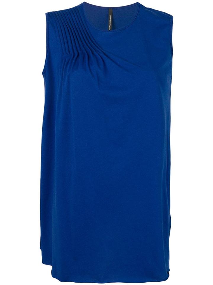 Pierantoniogaspari Pleat Detail Top - Blue