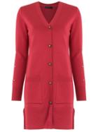 Talie Nk Knit Cardi Coat, Women's, Size: P, Red, Viscose/polyimide