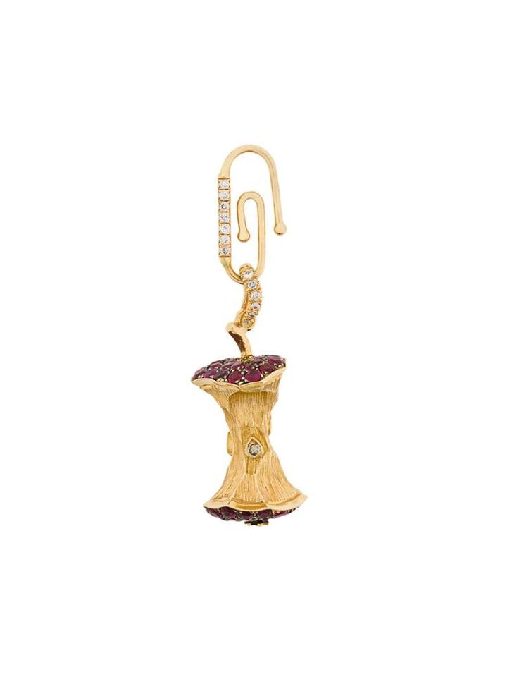 Aurelie Bidermann Apple Core Pendant/charm - Yellow