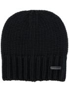 Dsquared2 Ribbed Beanie - Black