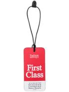 Maison Margiela First Class Printed Luggage Tag - Red