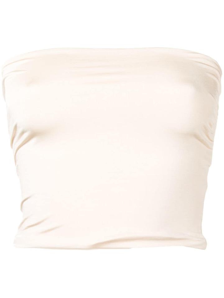 Forte Forte Off White Bandeau Top - Ecru
