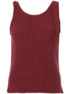 Astraet Knit Tank Top - Red
