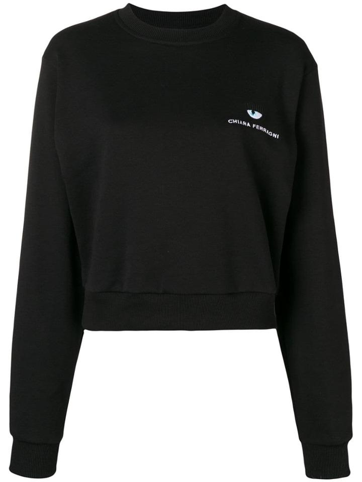 Chiara Ferragni Eye Sweatshirt - Black