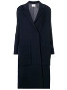 Dorothee Schumacher Shearling Pocket Coat - Blue