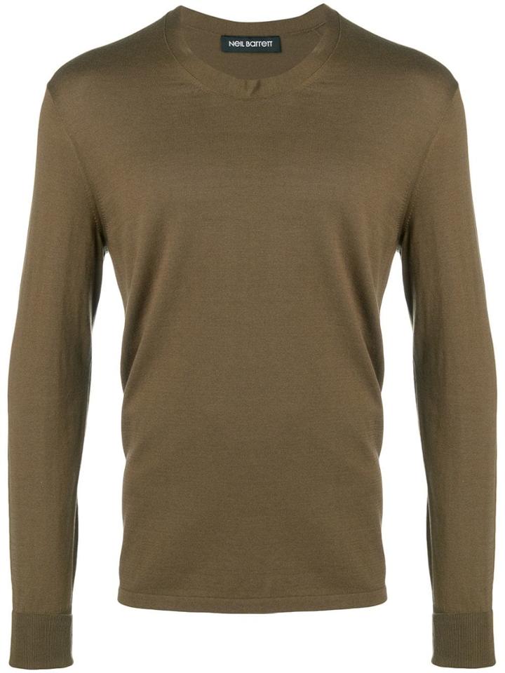 Neil Barrett Fine Knit Jumper - Green