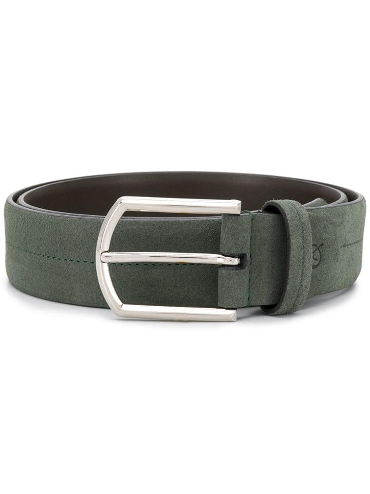 Canali Suede Belt - Grey