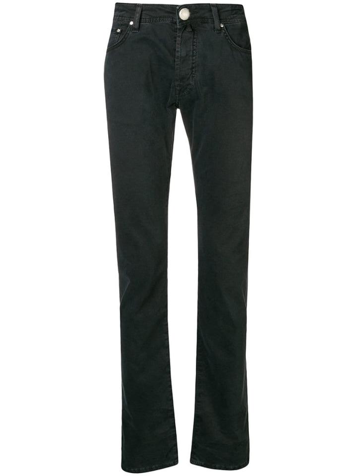 Jacob Cohen Regular Fit Trousers - Black