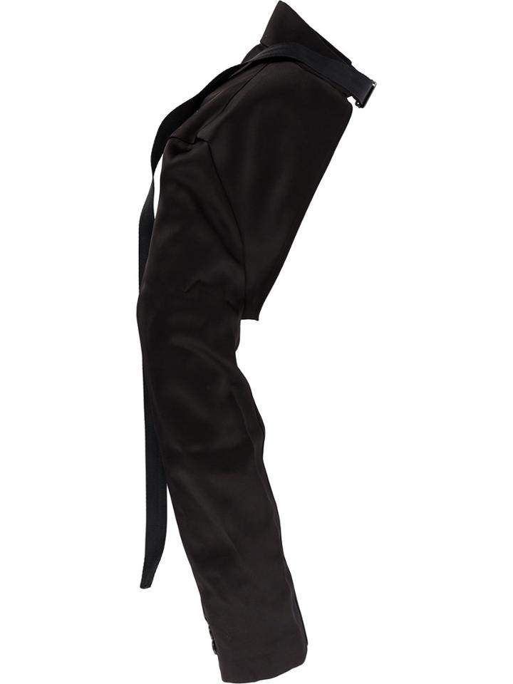 Yang Li Buckled Sleeve - Black