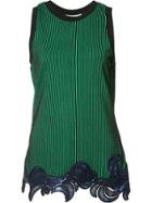 3.1 Phillip Lim Sequin Embroidered Tank Top - Green