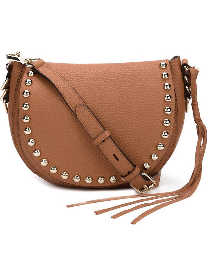 Rebecca Minkoff Studded Cross-body Bag, Women's, Brown
