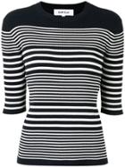 Enföld Striped Knitted Top - Blue