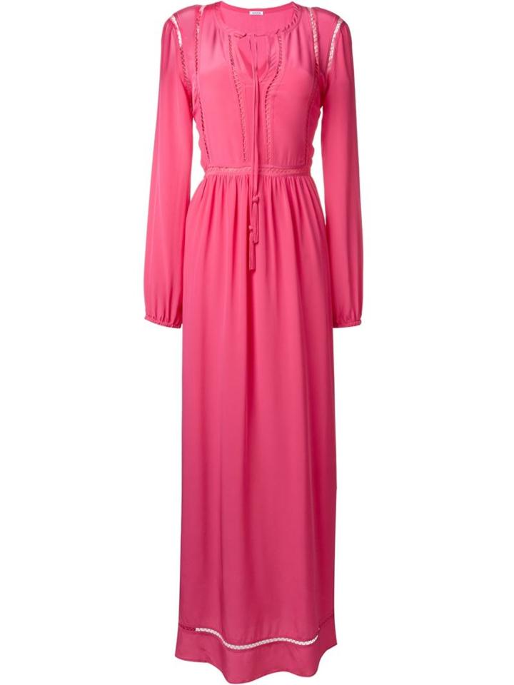 P.a.r.o.s.h. Selene Dress, Women's, Pink/purple, Silk/polyester