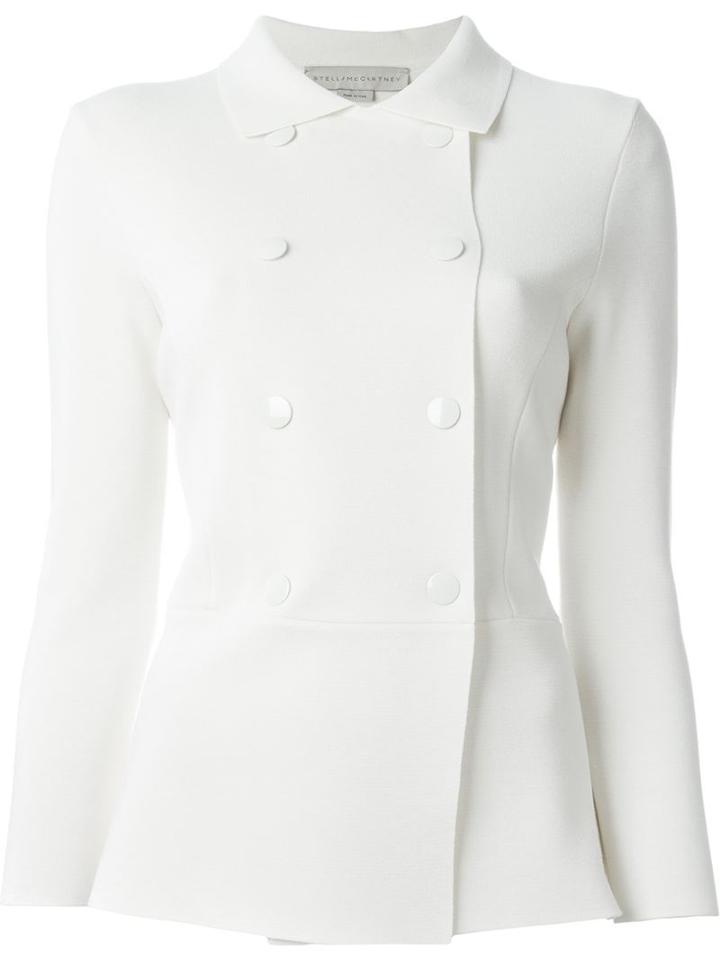Stella Mccartney - 'sculptural' Jacket - Women - Polyester/viscose/wool - 42, Nude/neutrals, Polyester/viscose/wool