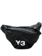 Y-3 Logo Print Bag - Black