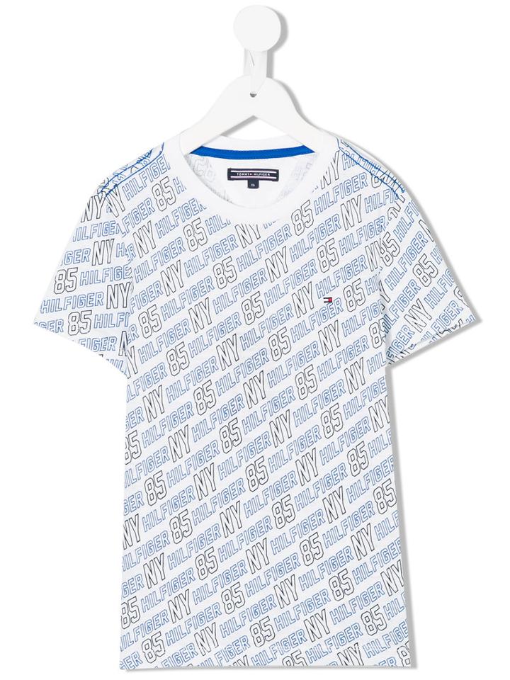 Tommy Hilfiger Junior - Graphic Print T-shirt - Kids - Cotton - 8 Yrs, White
