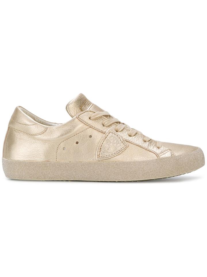 Philippe Model Paris Glitter Sneakers - Metallic