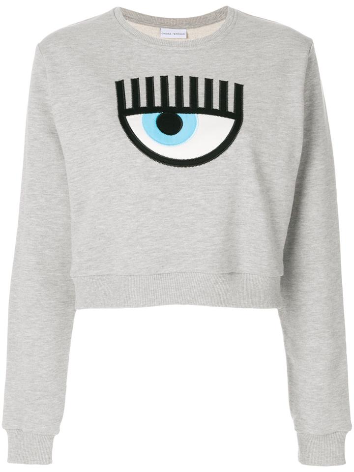 Chiara Ferragni Logo Sweatshirt - Grey