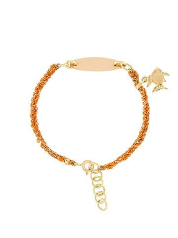Carolina Bucci Bambini 'pippo' Id Tag Lucky Bracelet, Girl's, Metallic