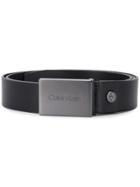 Calvin Klein Simple Leather Belt - Black
