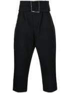 Maison Mihara Yasuhiro Wide Belt Taperd Pants - Black