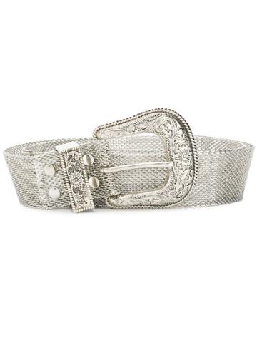 B-low The Belt Western-style Belt - Silver