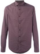 Armani Jeans Patterned Shirt - Red