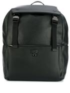Furla Ulisse Buckled Backpack - Black